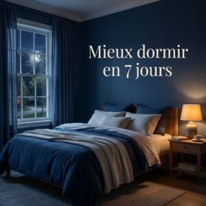 Ebook Mieux dormir en 7 jours de Zanaya, défi sommeil sur une semaine avec une habitude par jour pour mieux dormir naturellement