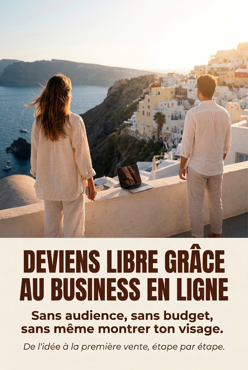 Deviens libre grâce au business en ligne